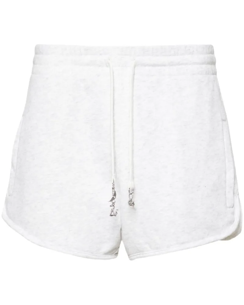 Zadig & Voltaire Shorts mit Logo-Anhänger - Grau Grau
