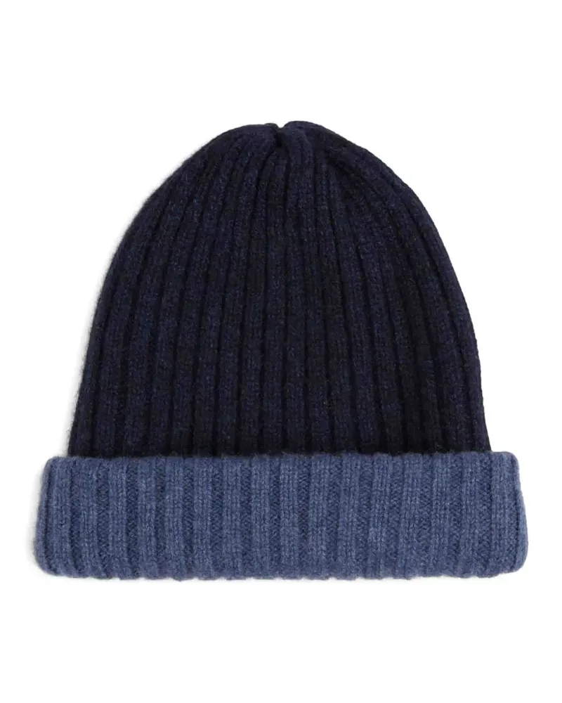Fedeli ribbed beanie hat - Blau Blau