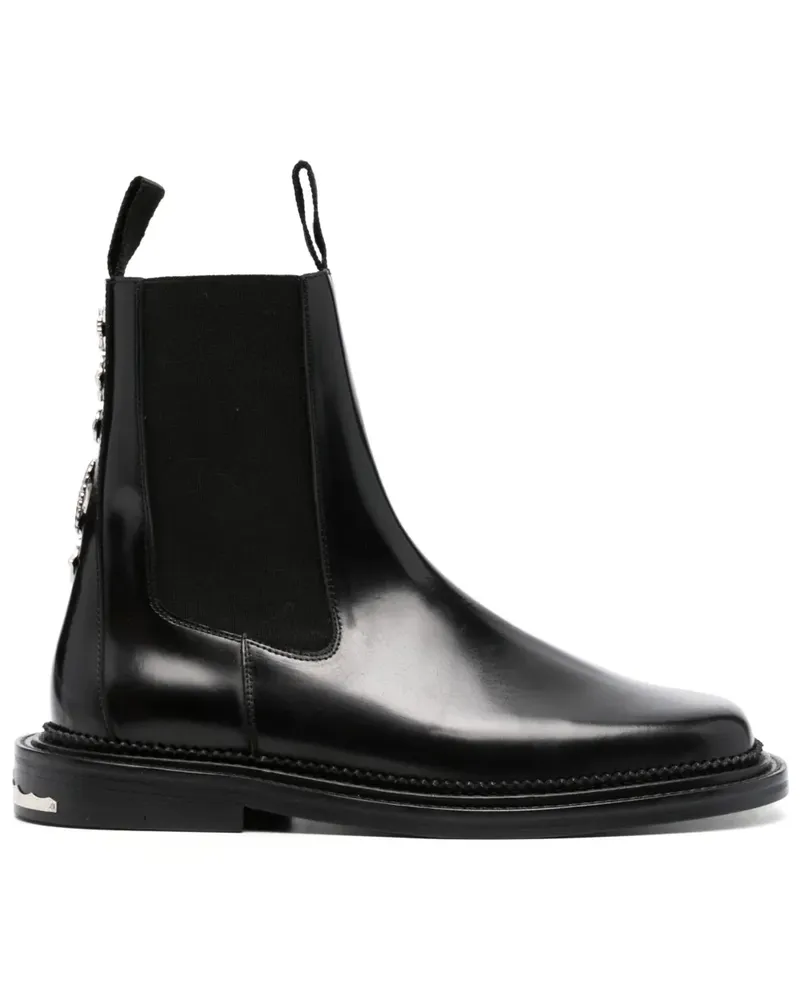 Toga Stiefel mit Nieten - Schwarz Schwarz