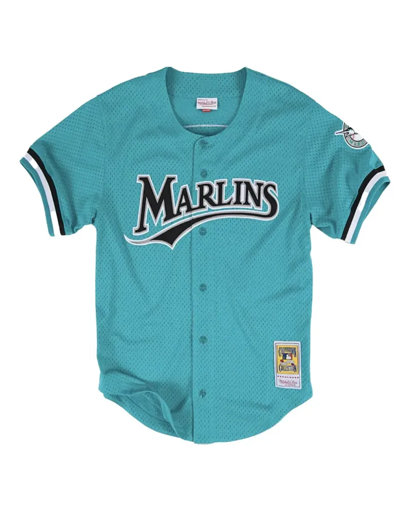 Mitchell & Ness MLB Marlins 1995 Andre Dawson" Baseball-Trikot - Blau Blau