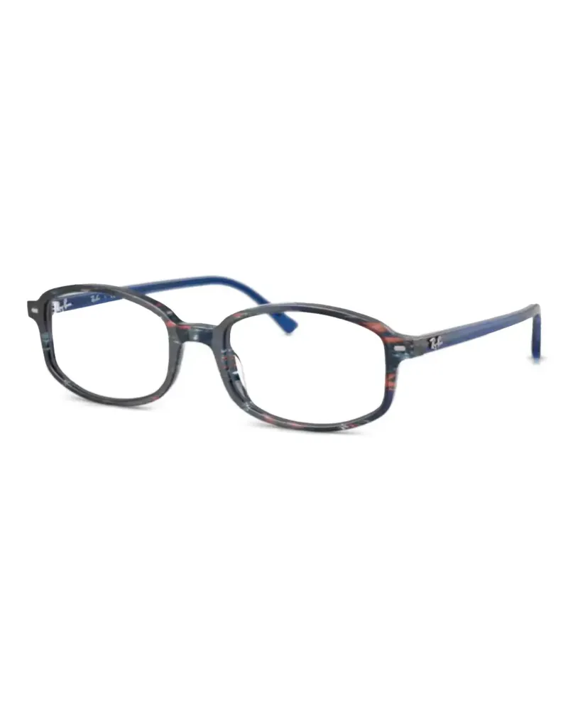 Ray Ban Brille mit geometrischem Gestell - Blau Blau
