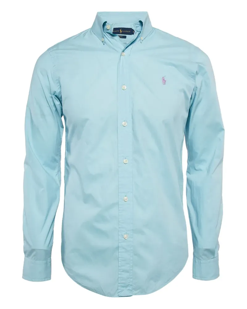 Ralph Lauren Hemd aus Popeline - Blau Blau