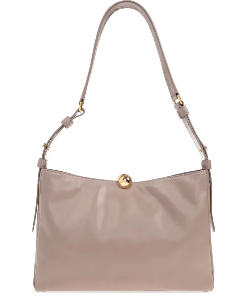 Furla Schultertasche aus Leder - Nude Nude