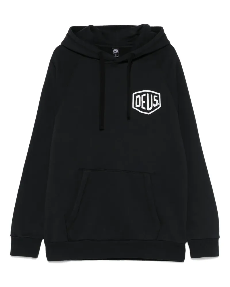 Deus Ex Machina Venice Address Hoodie - Schwarz Schwarz