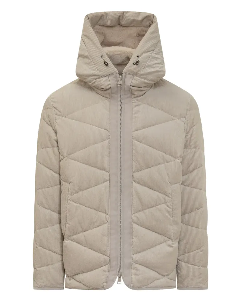 DUNO Jacke mit geometrischer Steppung - Nude Nude