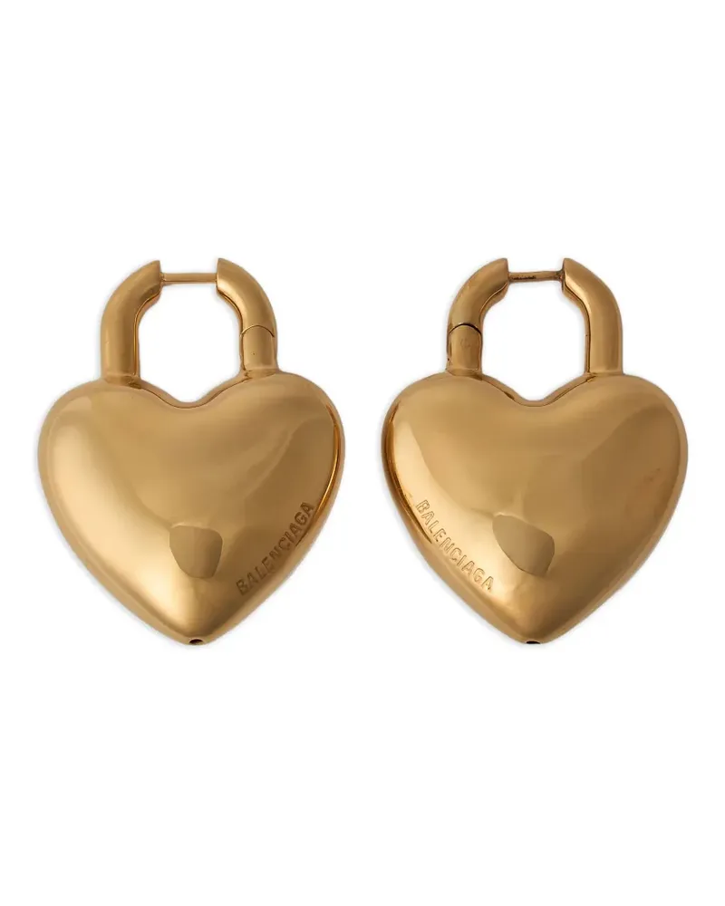 Balenciaga Creolen mit Herzform - Gold Gold