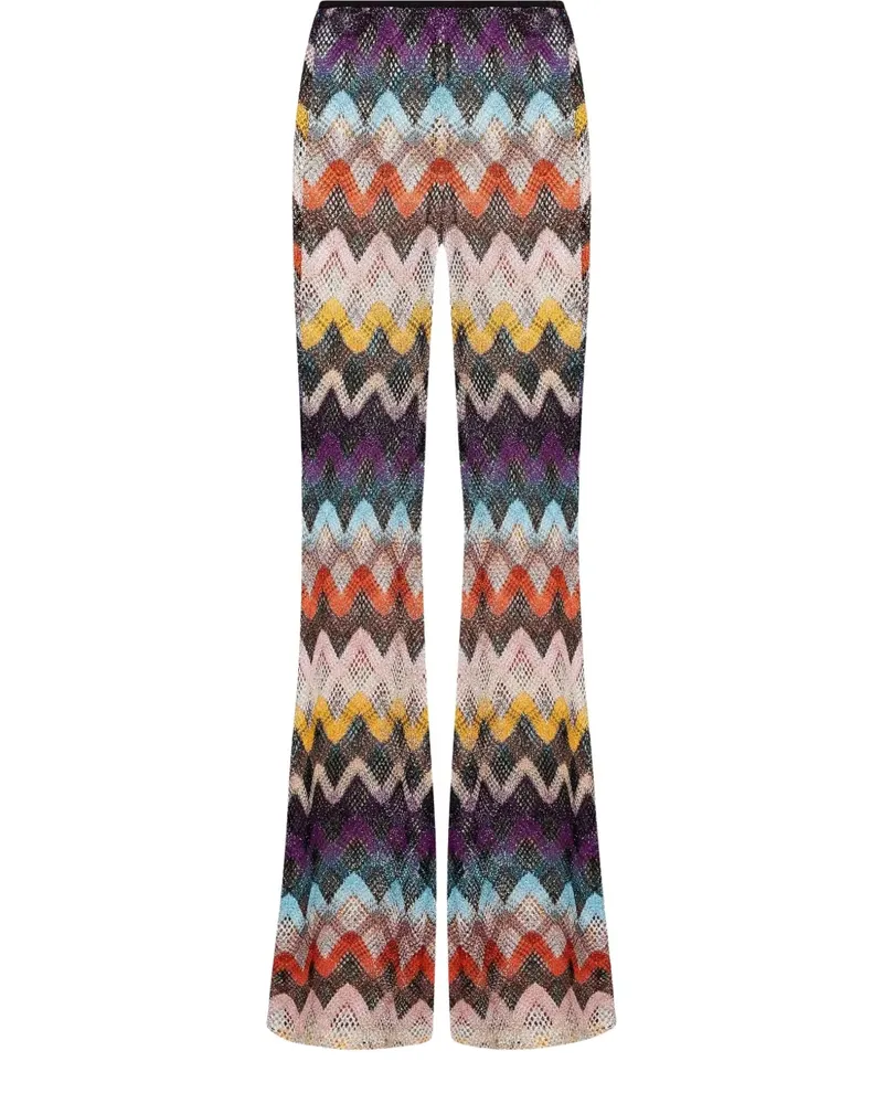 Missoni Hose mit Chevron-Muster - Nude Nude