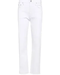 Rag & Bone Jeans mit geradem Bein Weiß