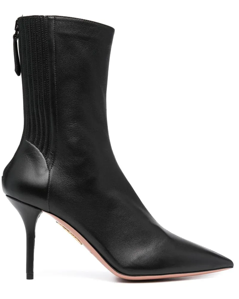 Aquazzura Saint Honore' Stiefel, 85mm Schwarz