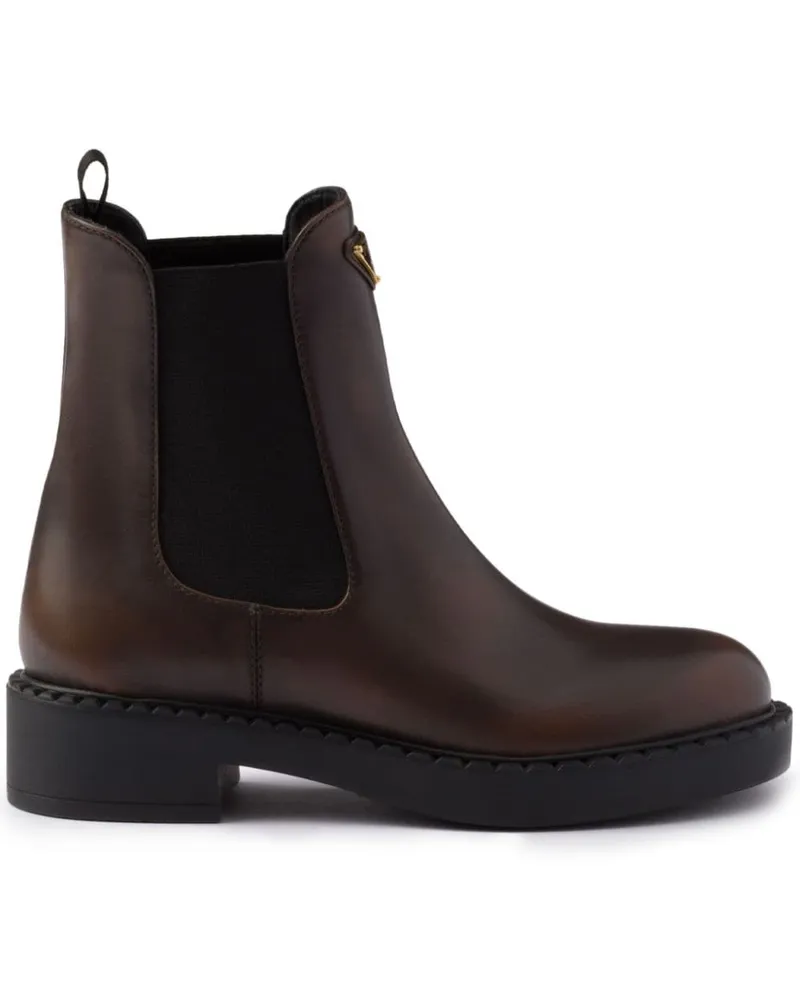 Prada Klassische Chelsea-Boots 50mm - Braun Braun