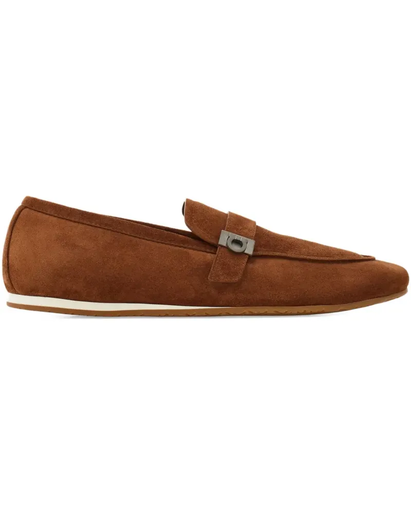 Ferragamo Hug Loafer - Braun Braun