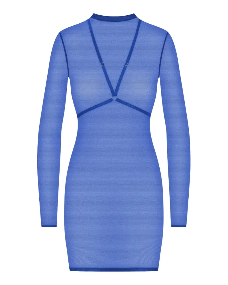 Maison Close Corps à Corps Kleid mit Harness-Detail - Blau Blau