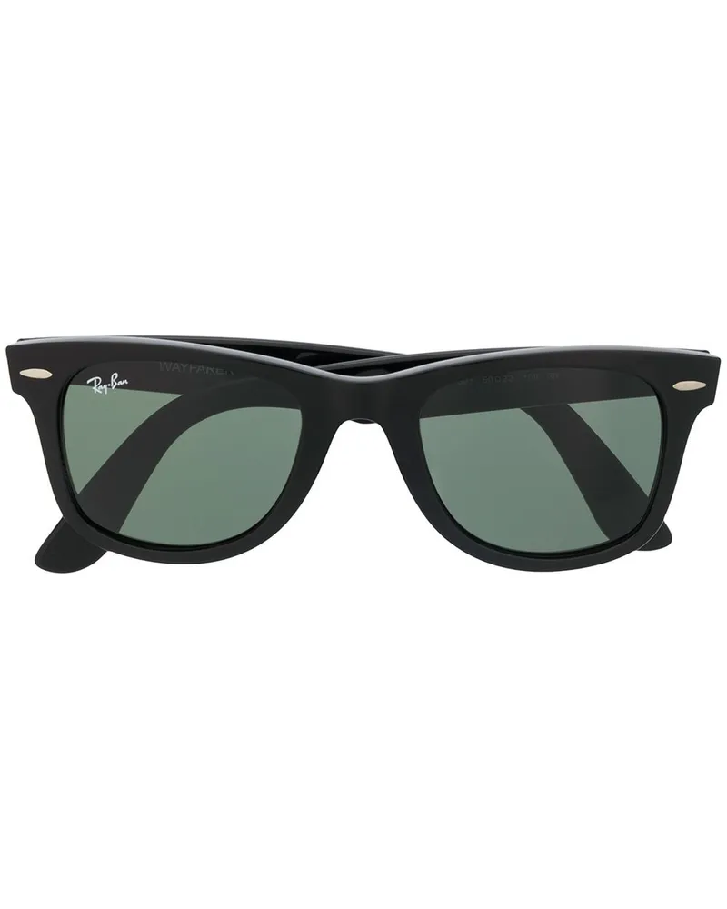 Ray Ban Eckige Sonnenbrille - Schwarz Schwarz