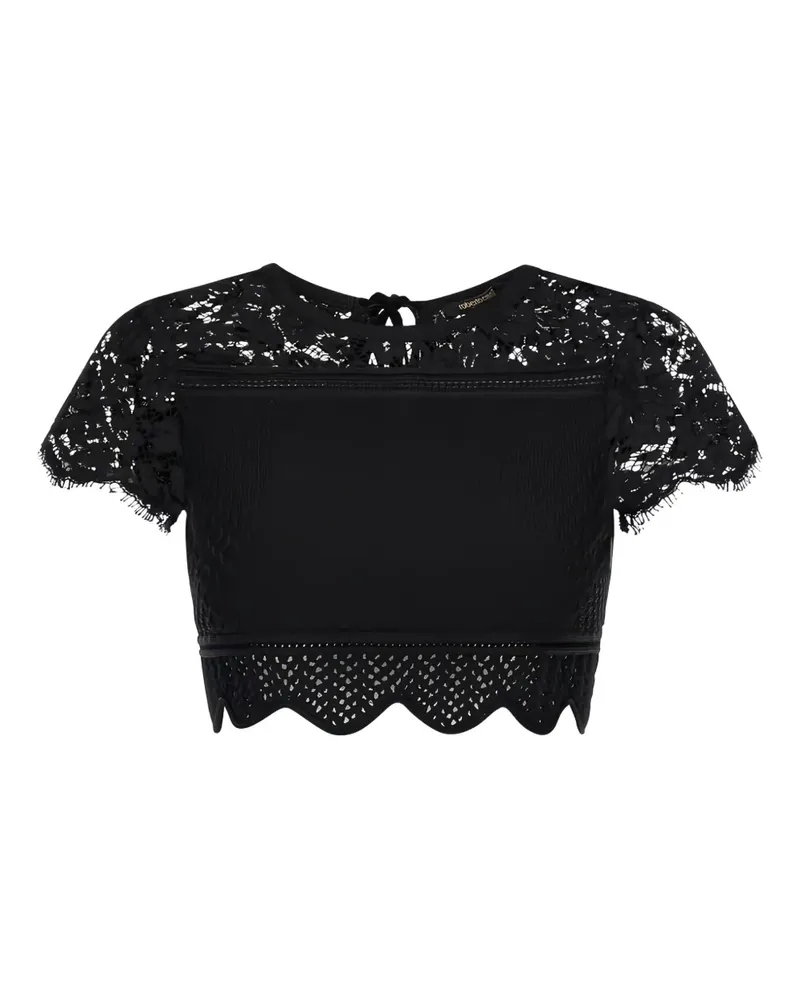 Roberto Cavalli Gestricktes Oberteil - Schwarz Schwarz