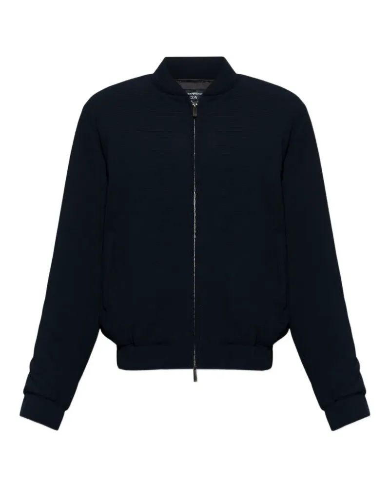 Emporio Armani zip-up bomber jacket - Blau Blau