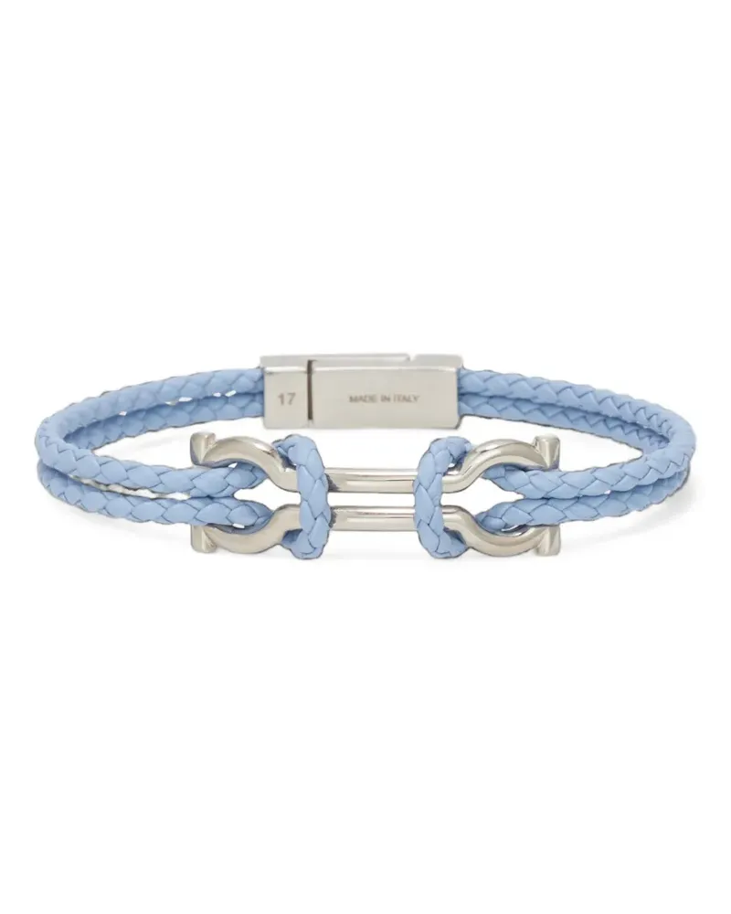Ferragamo double Gancini bracelet (18 cm) - Silber Silber