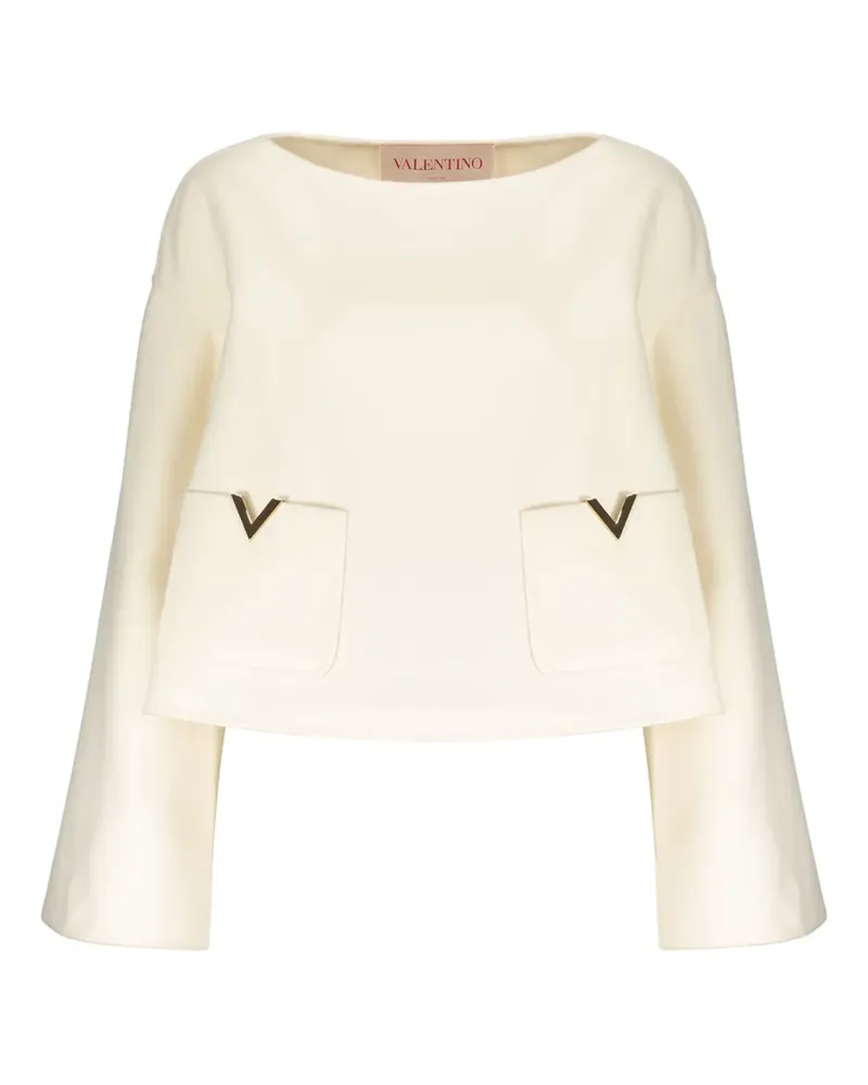 Valentino Garavani double-pocket top - Weiß Weiß