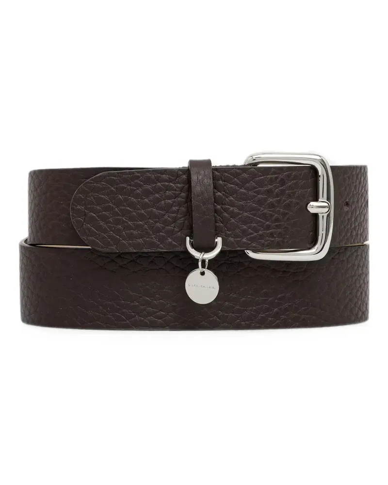 Gianni Chiarini Gürtel mit Logo-Anhänger - Braun Braun