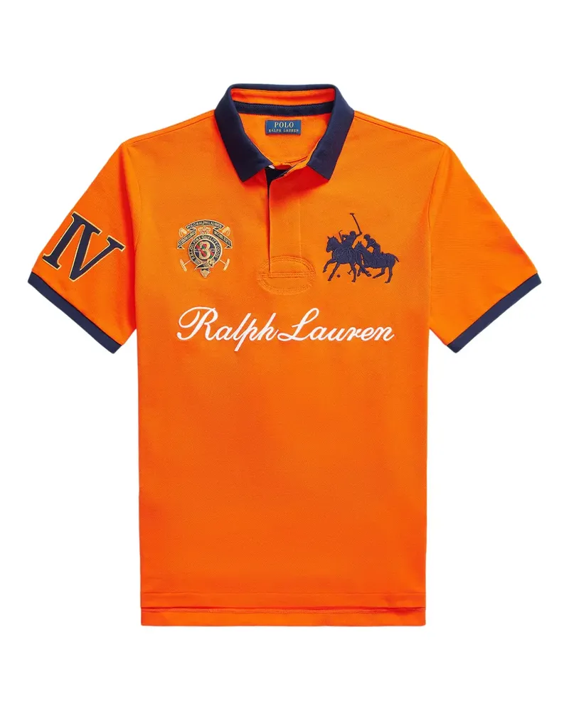 Ralph Lauren embroidered logo polo shirt - Orange Orange