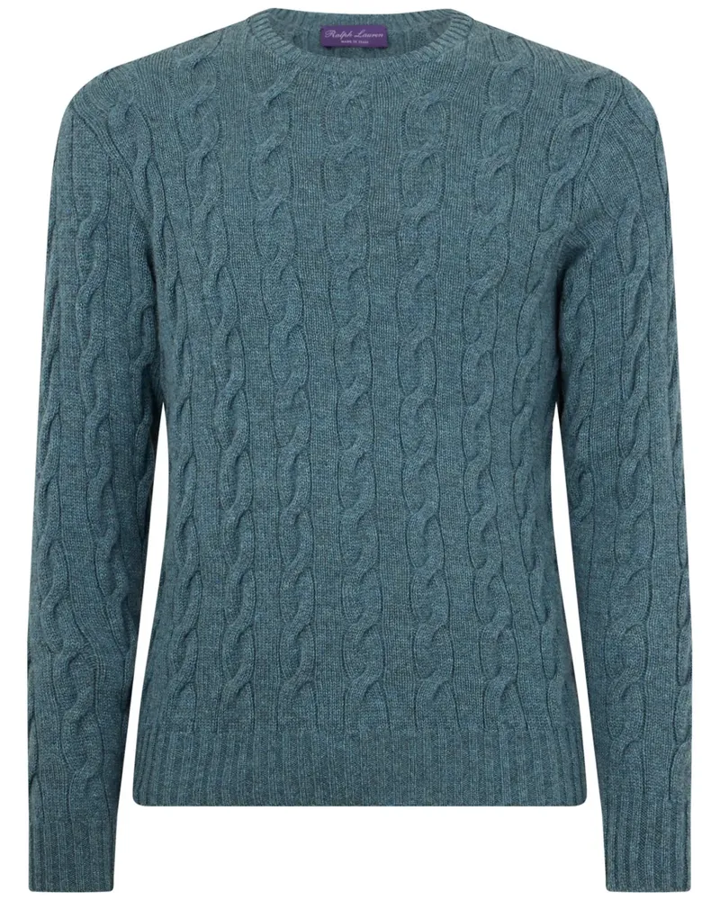 Ralph Lauren Pullover mit Zopfmuster - Blau Blau