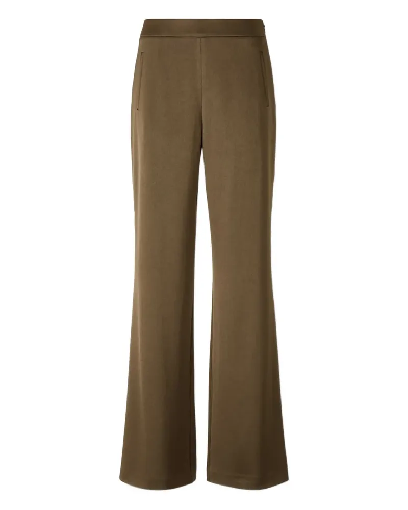 Roland Mouret Satinhose mit weitem Bein - Grün Grün