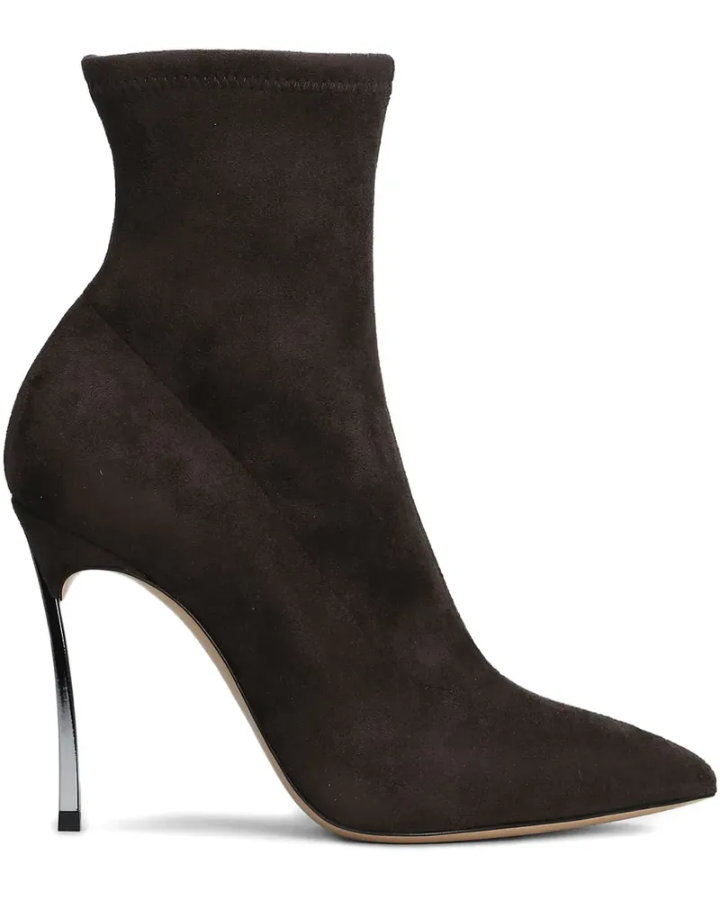 Casadei Blade Stiefel mit spitzer Kappe 100mm - Braun Braun
