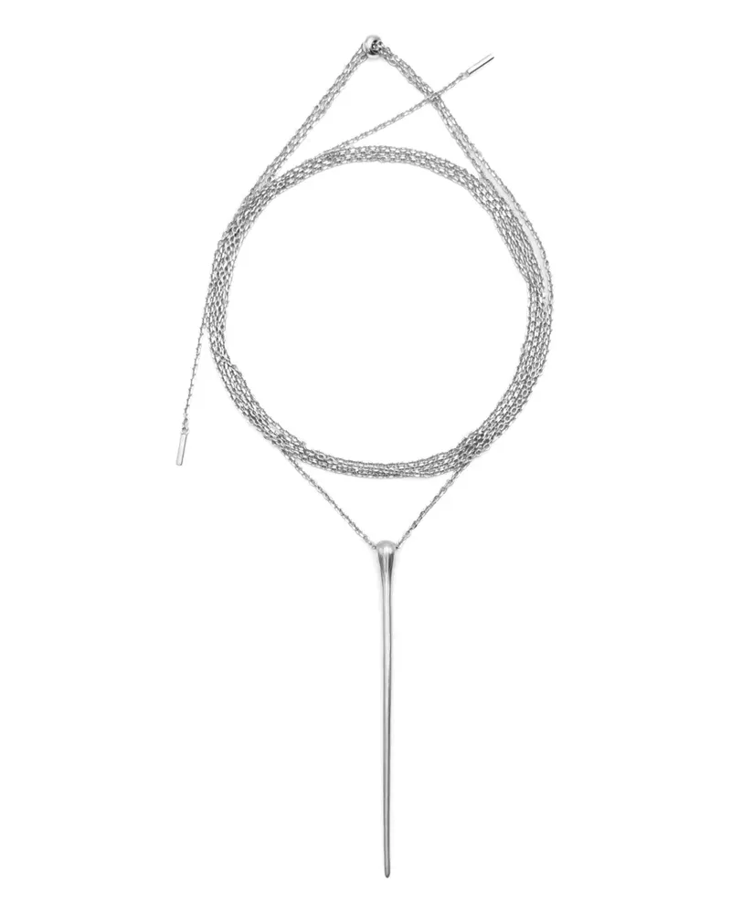 Hugo Kreit Chard Halskette - Silber Silber