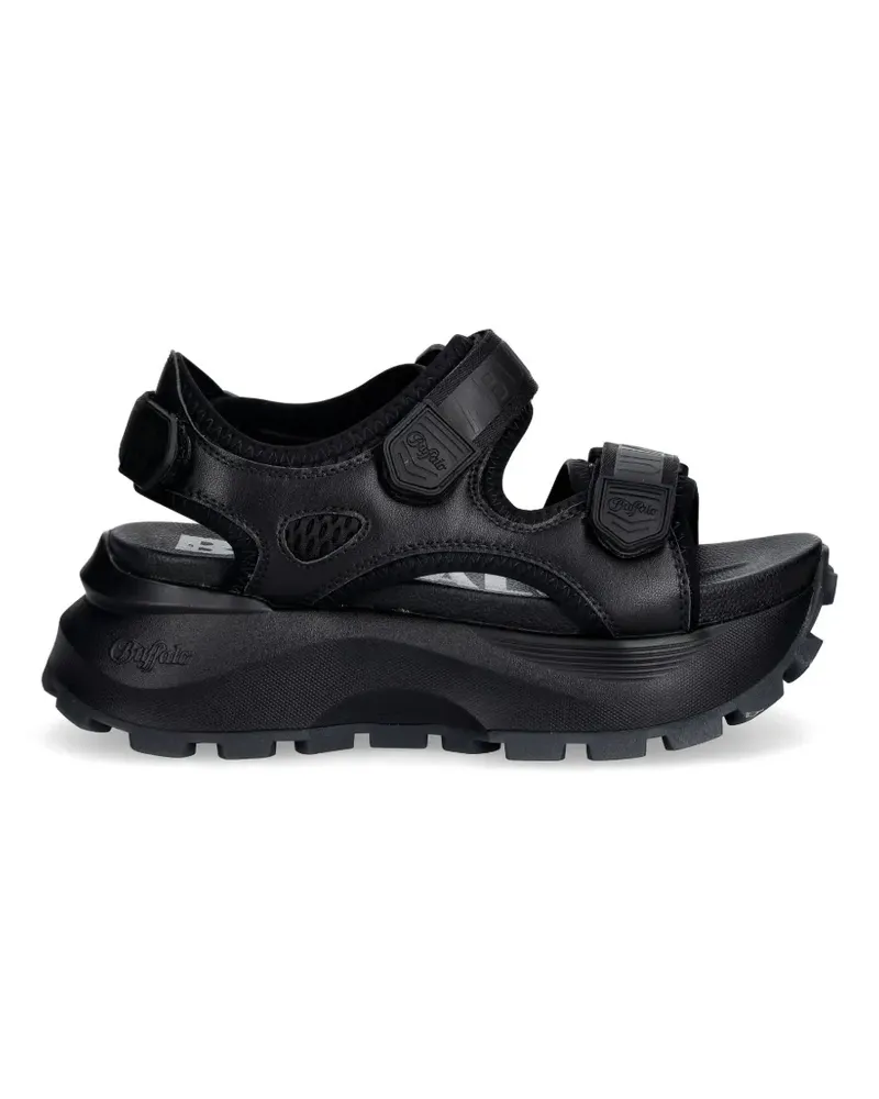 Buffalo Manhattan Sandalen mit Plateau - Schwarz Schwarz