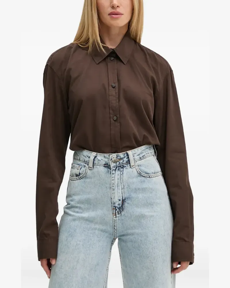 Won Hundred buttoned long-sleeve shirt - Braun Braun