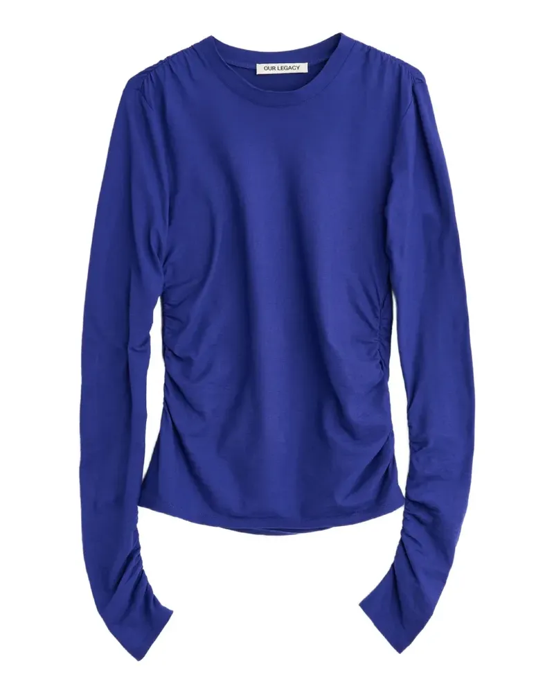 Our Legacy Schmales Langarmshirt - Blau Blau