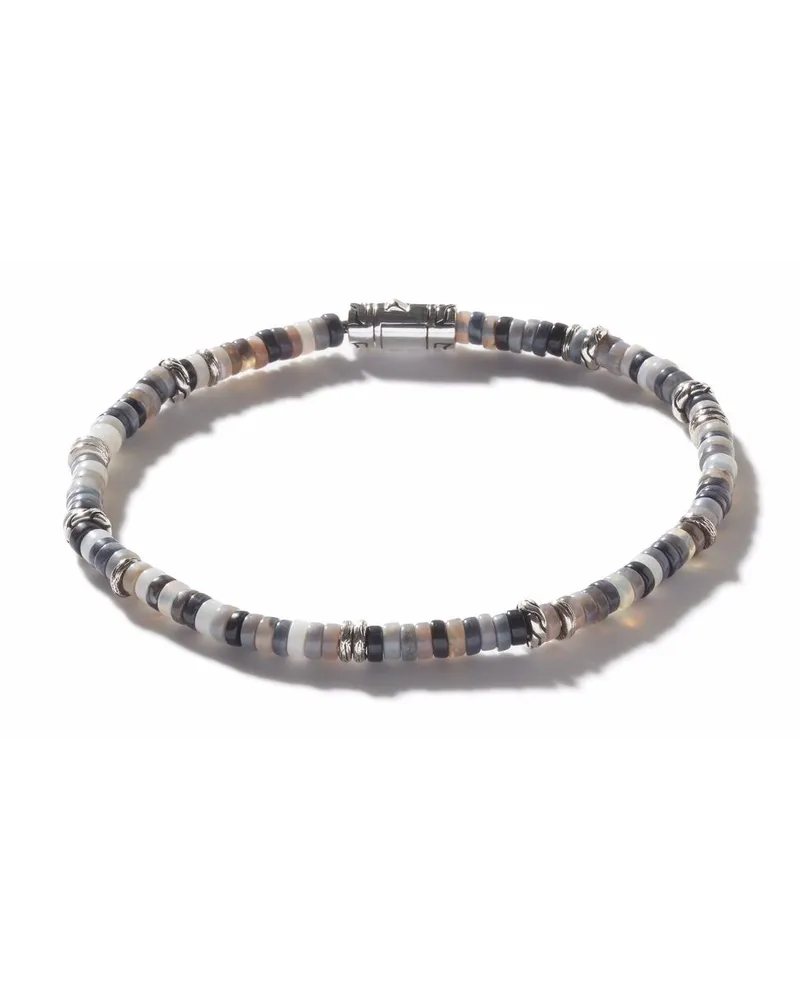 John Hardy Classic Chain Heishi Armband - Grau Grau