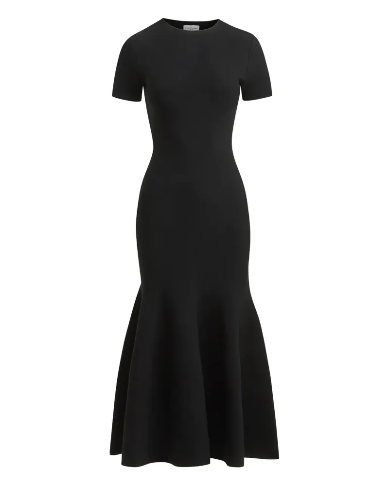 Brandon Maxwell Willa Midikleid - Schwarz Schwarz