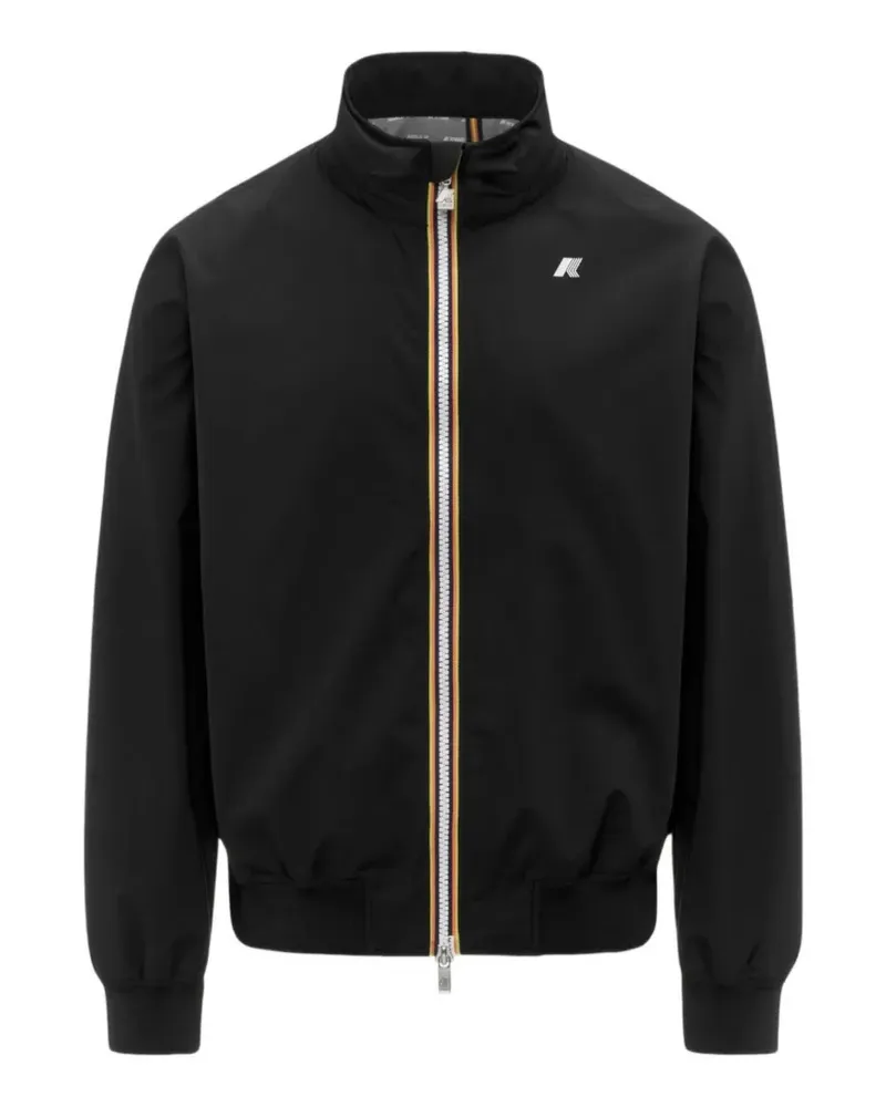K-Way Arsene Stretch Dot bomber jacket - Schwarz Schwarz