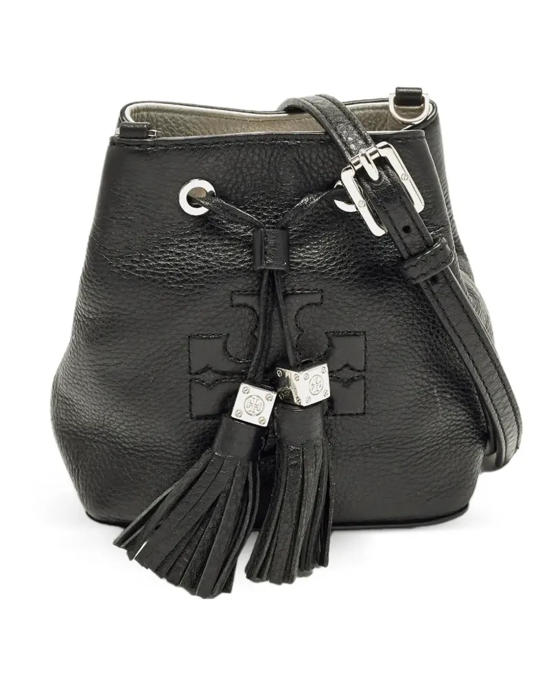 Tory Burch Mini Thea Beuteltasche - Schwarz Schwarz