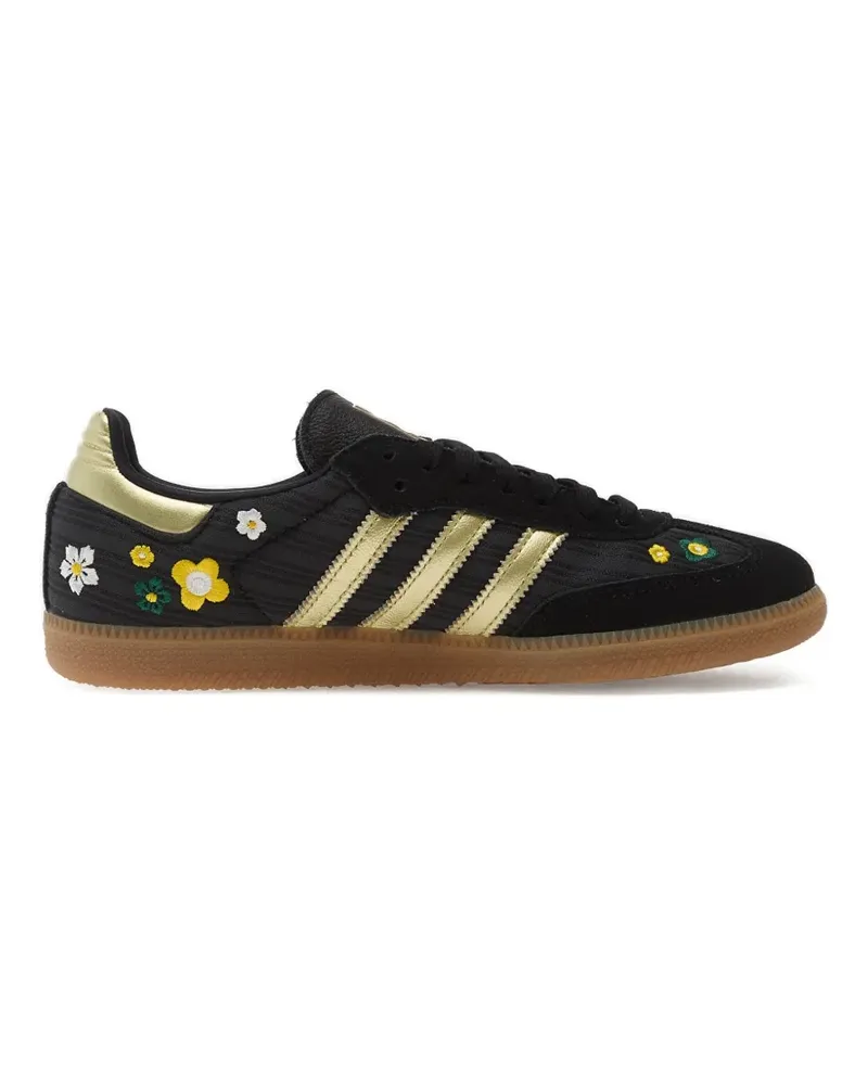 adidas Sneakers mit Blumendetail - Schwarz Schwarz