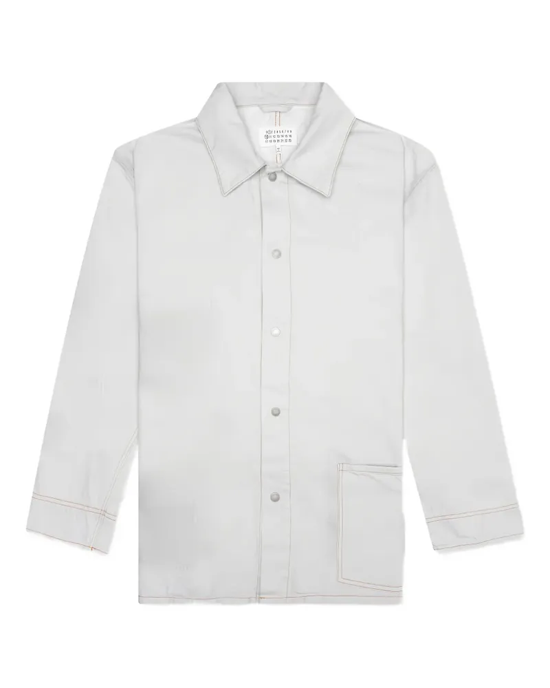 Maison Margiela Selvedge Jeansjacke - Weiß Weiß