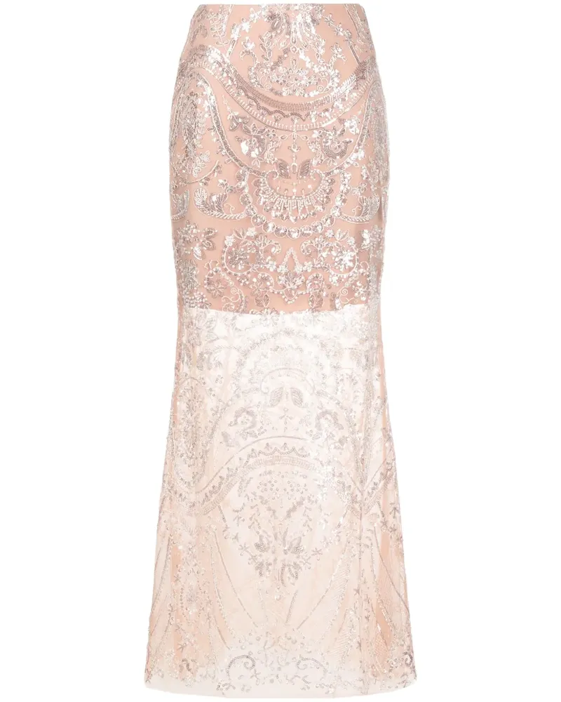 Self-Portrait Rock mit Perlen - Nude Nude