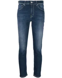 Dondup Schmale Cropped-Jeans Blau