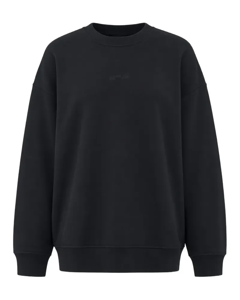 Closed Sweatshirt mit Logo - Schwarz Schwarz