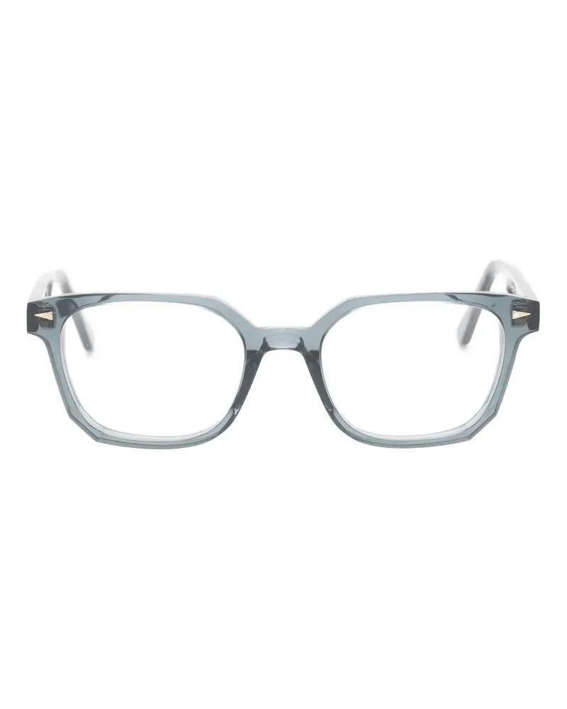 AHLEM Houdon Brille mit geometrischem Gestell - Grau Grau