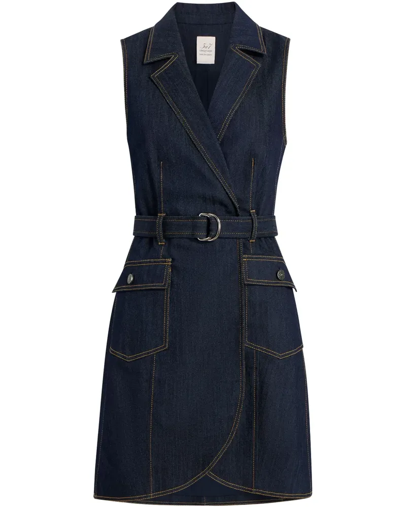 Cinq à Sept Jenessa Kleid - Blau Blau
