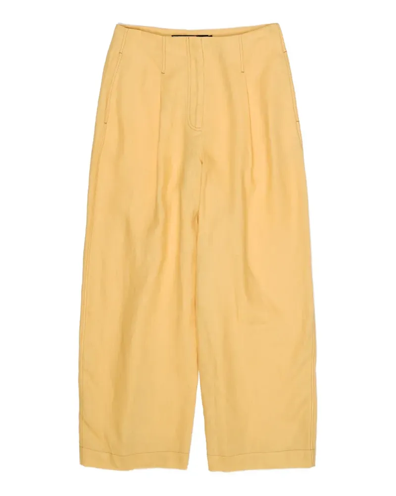 BIMBA Y LOLA pleated trousers - Gelb Gelb