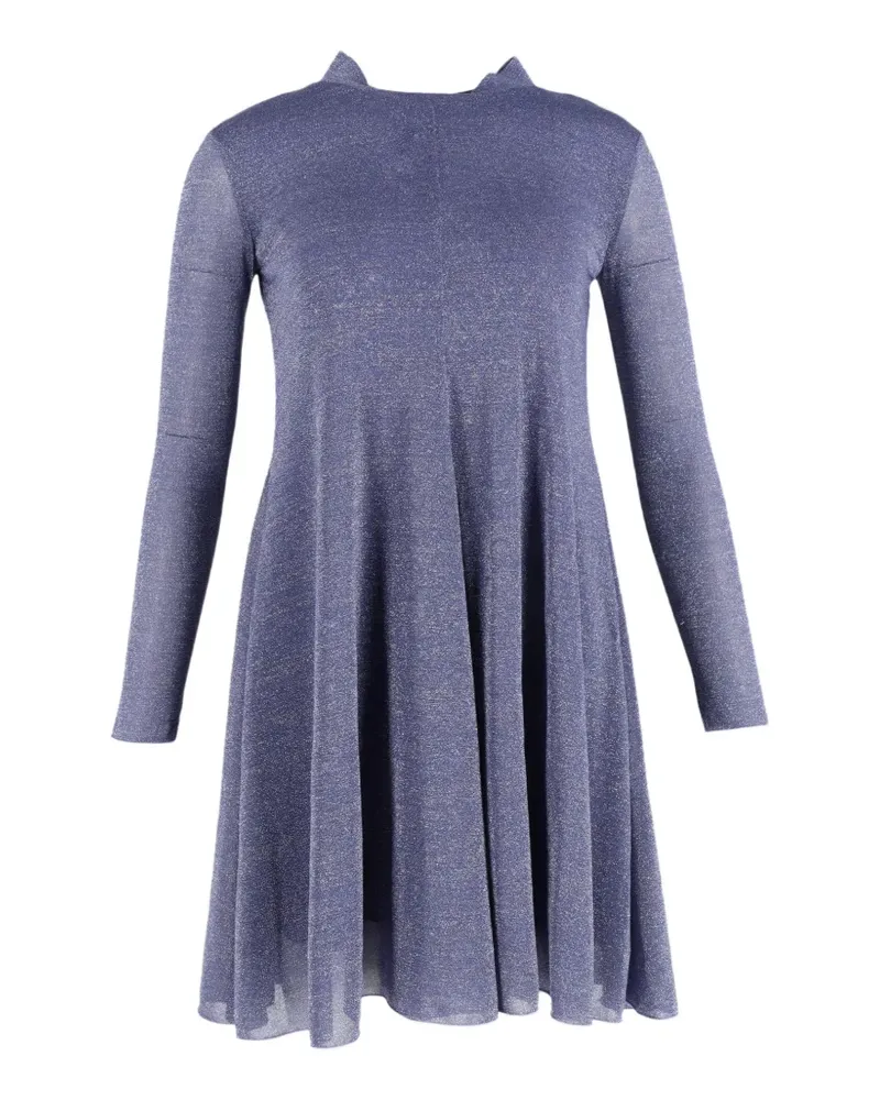 Max Mara long-sleeve mini dress - Blau Blau
