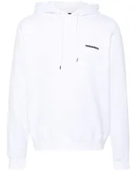 Dsquared2 Ceresio Map Hoodie Weiß