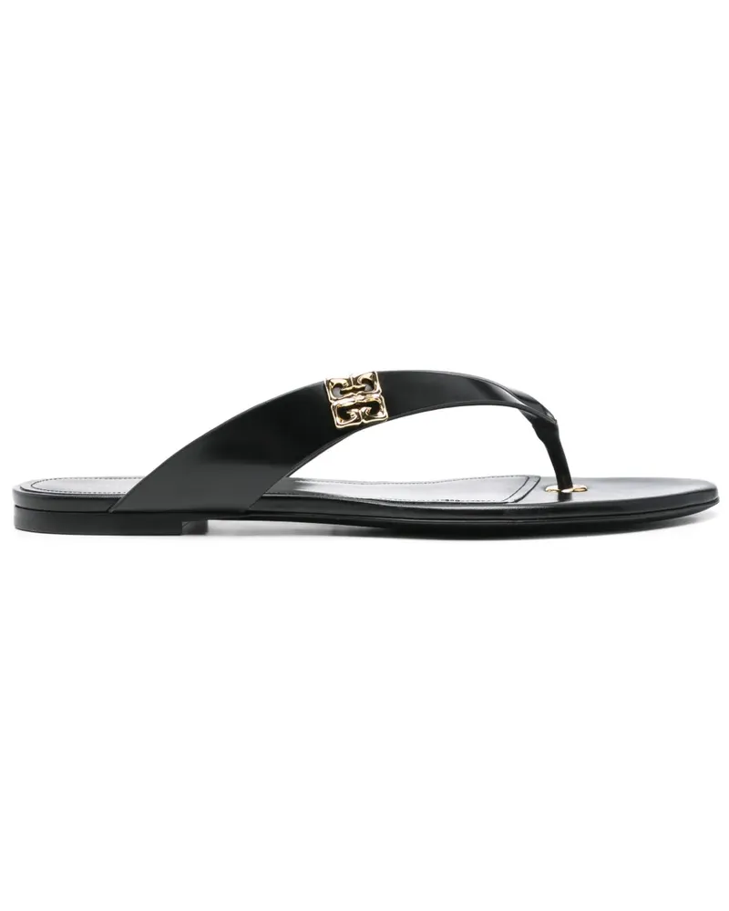Givenchy Flache 4G Liquid Sandalen - Schwarz Schwarz