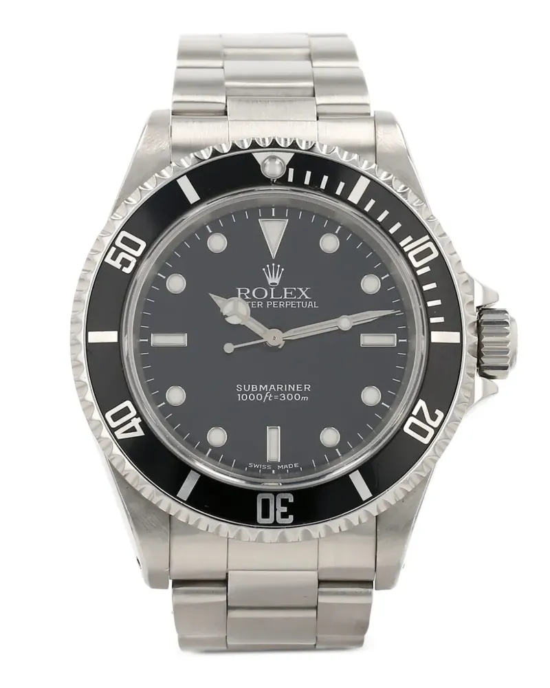 Rolex 2005 Submariner Armbanduhr mit rundem Gehäuse 40mm - Schwarz Schwarz