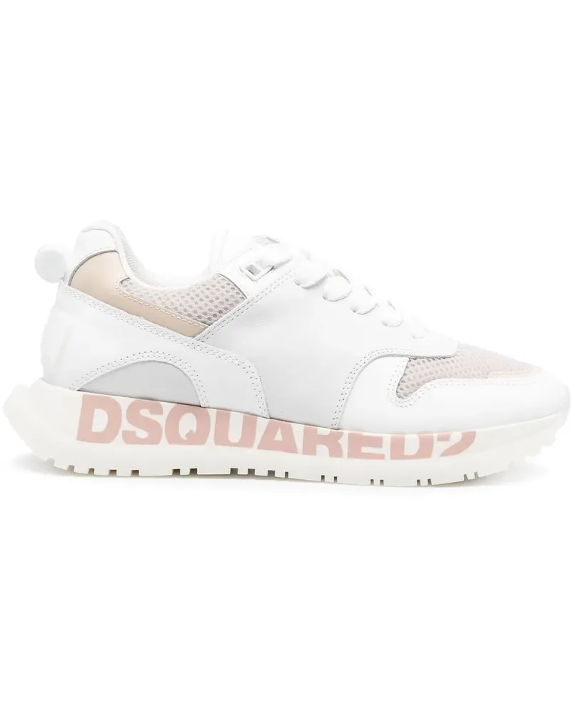 Dsquared2 Sneakers mit Logo-Print - Weiß Weiß