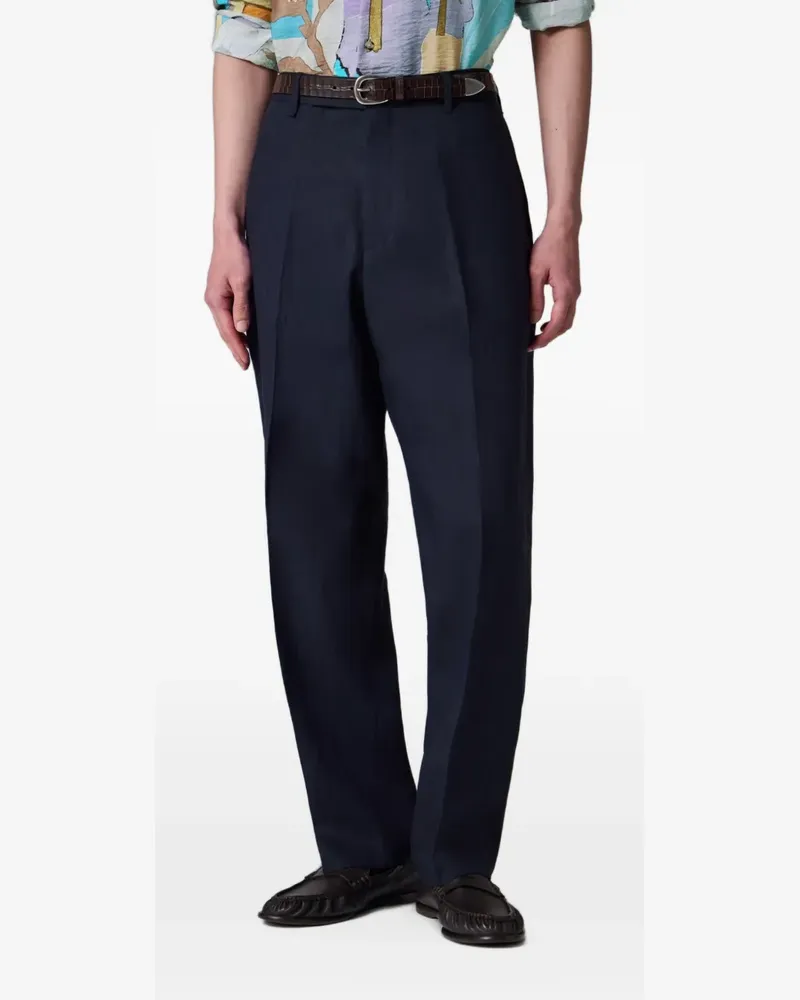 Paul Smith Hose mit Bügelfalten - Blau Blau