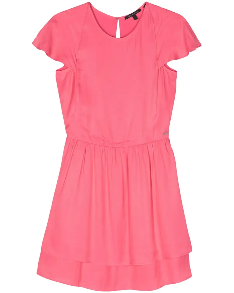 Armani Exchange Kleid im Layering-Look - Rosa Rosa