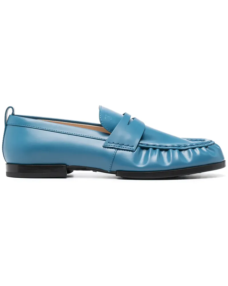 TOD'S Loafer aus Leder - Blau Blau